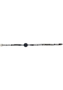 Ouch! NY Collection Silicone Ball Gag - Black