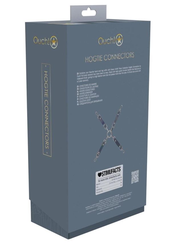 Ouch! Paris Collection Hogtie Connectors - Black