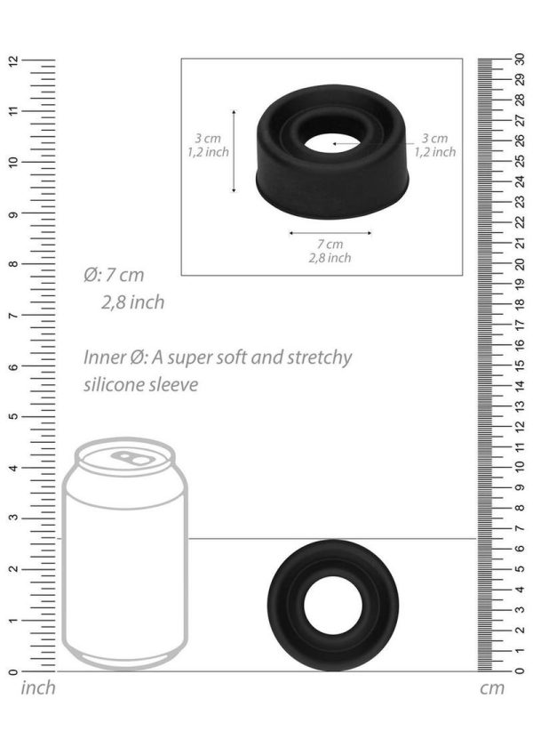 Pumped Silicone Pump Sleeve - Large - Black