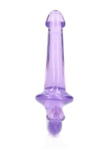 RealRock Crystal Clear Strapless Strap-On 6 - Purple
