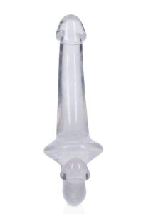 RealRock Crystal Clear Strapless Strap-On 6 - Clear