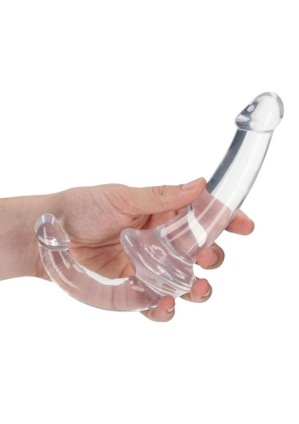 RealRock Crystal Clear Strapless Strap-On 6 - Clear