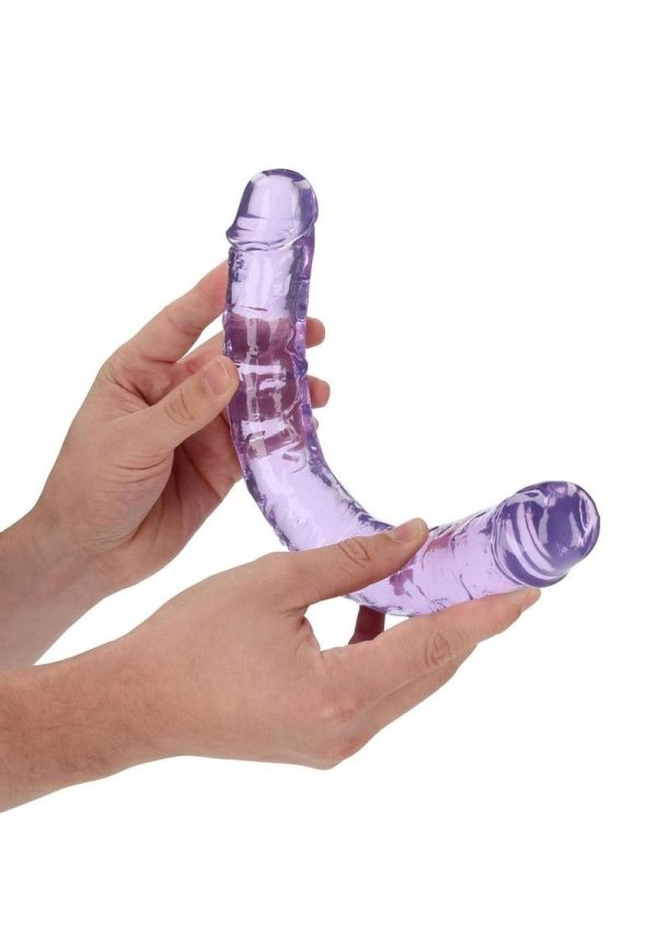 RealRock Crystal Clear Double Dong 13in - Purple