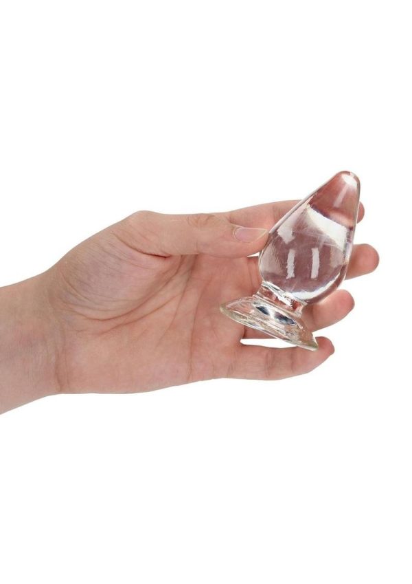 RealRock Crystal Clear Anal Plus 3.5in - Clear
