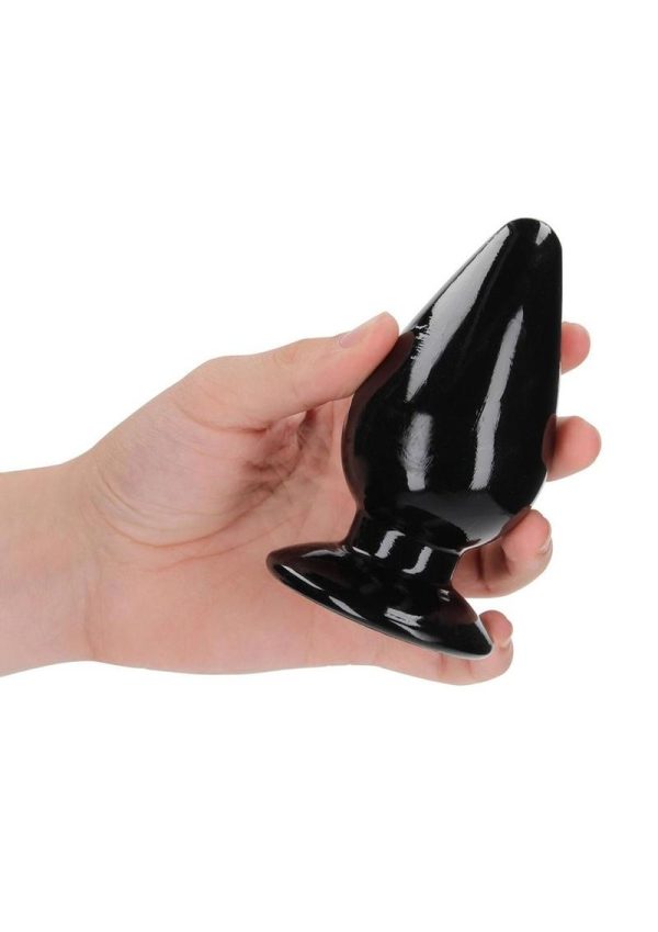 RealRock Crystal Clear Anal Plus 4.5in - Black
