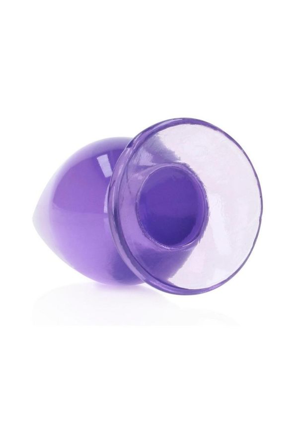 RealRock Crystal Clear Anal Plus 4.5in - Purple