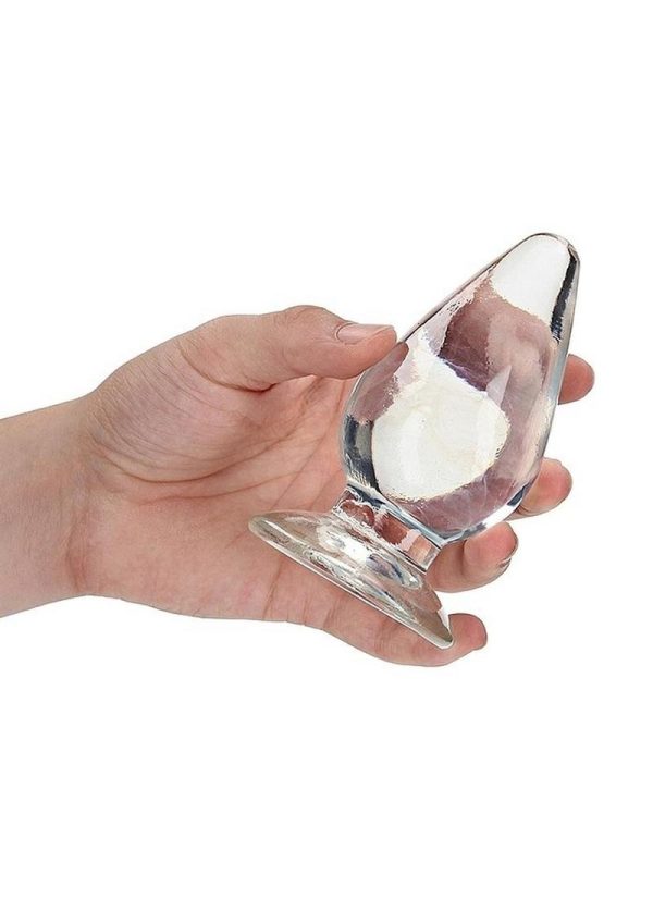 RealRock Crystal Clear Anal Plus 4.5in - Clear