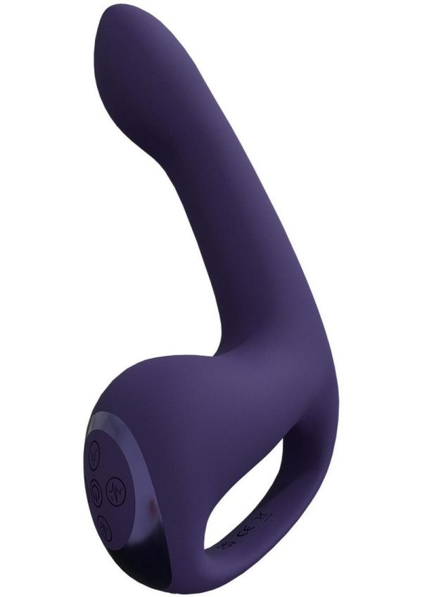 Vive RIKO Rechargeable Silicone Triple Motor Thumper - Purple