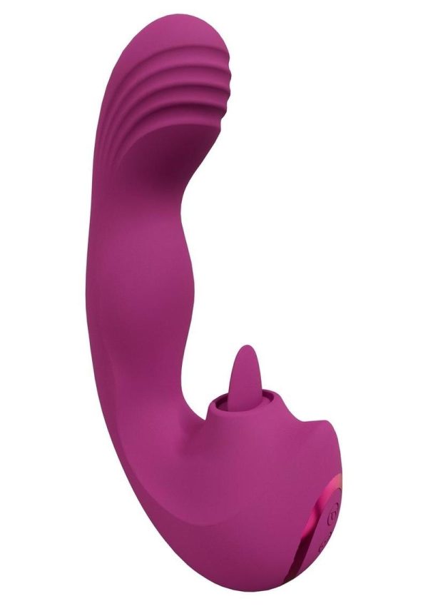 Vive YUMI Rechargeable Silicone Triple Motor G-Spot Finger Motion Vibrator - Pink