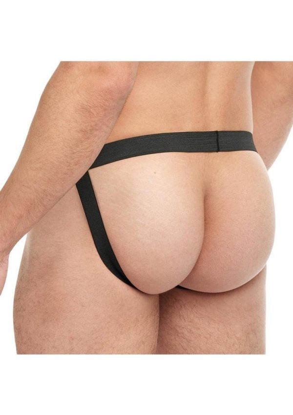 Goal Line Low Rise Jockstrap - Small/Medium - Black