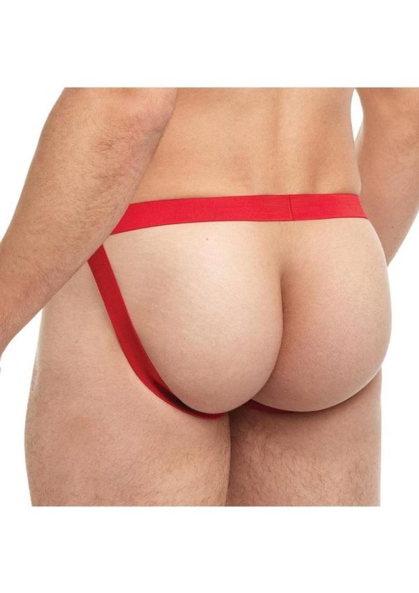 Goal Line Low Rise Jockstrap - Small/Medium - Red