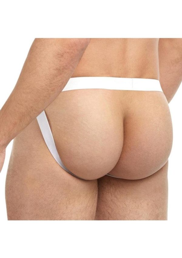 Goal Line Low Rise Jockstrap - S/M - White