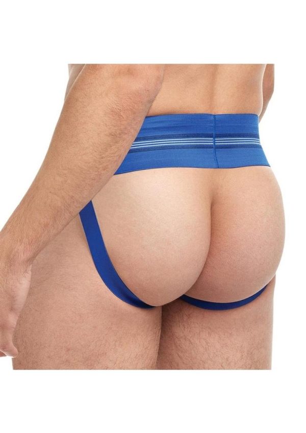 Goal Line Class Jockstrap - Large/XLarge - Blue