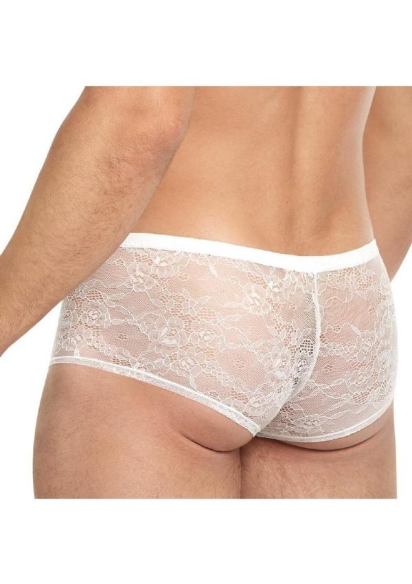 Lace King Lace Trunks - Small/Medium - White