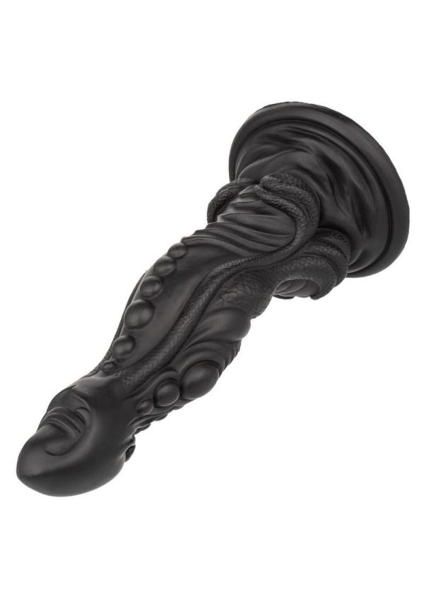 Monster Dong The Colossus Silicone Dildo 9.75in - Black