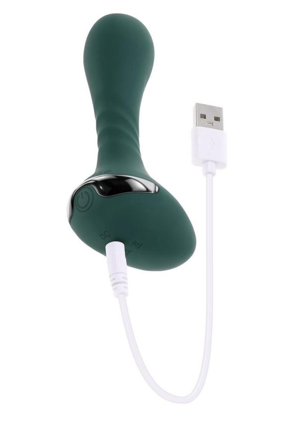 Gender X Goes Anywhere Rechargeable Silicone Anal Plug - Green