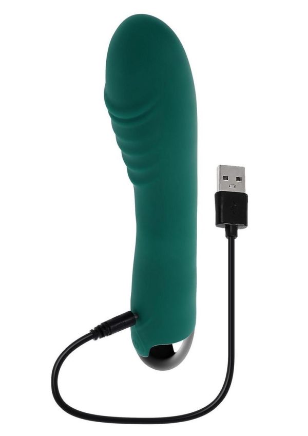 Gender X Pirouette Rechargeable Silicone Twirling Vibrator - Green