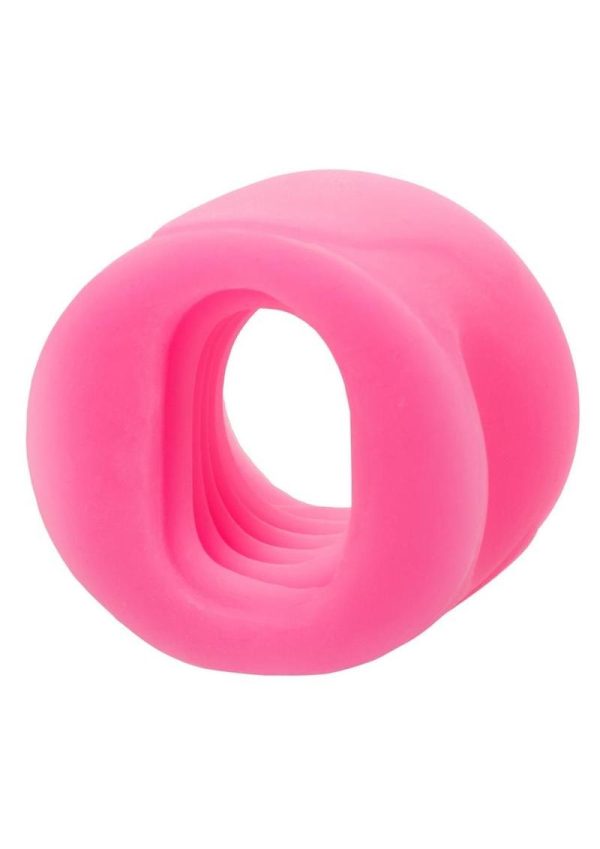 Slop Top Filthy Luv Silicone Dual Entry Stroker - Pink