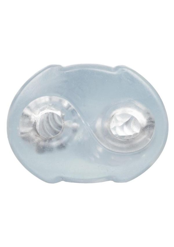 Cyclone Dual Ribbed Stroker XL - Clear