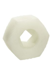 Slop Top Nasty Luv Silicone Dual Entry Stroker - White