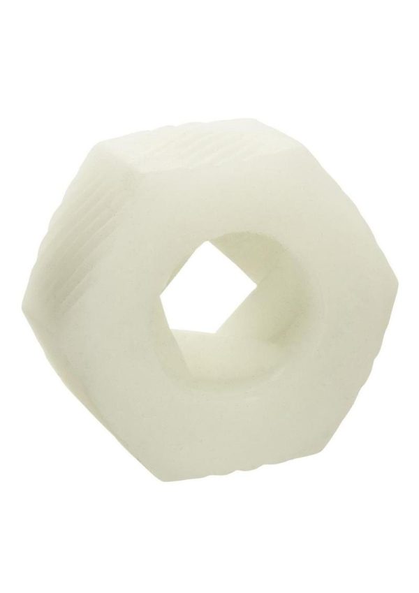 Slop Top Nasty Luv Silicone Dual Entry Stroker - White