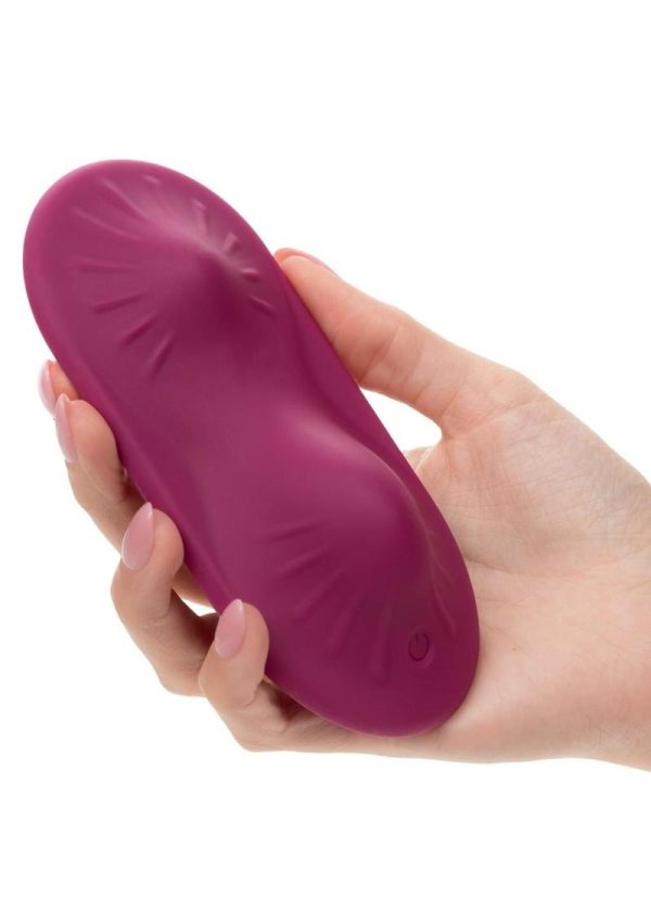 Dual Rider Grinder Rechargeable Silicone Vibrator with Remote Control - Red