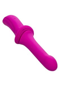 Overdrive Rechargeable Silicone Sex Machine Smooth Thruster with Remote Control  - Pink