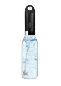Cleanstream Automatic Rechargeable Enema Set - Black/Clear