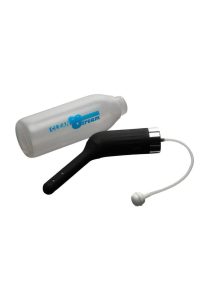Cleanstream Automatic Rechargeable Enema Set - Black/Clear