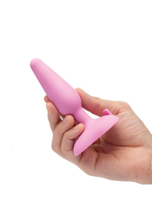 B-Vibe Beginner`s Vibrating Rechargeable Silicone Butt Plug - Pink
