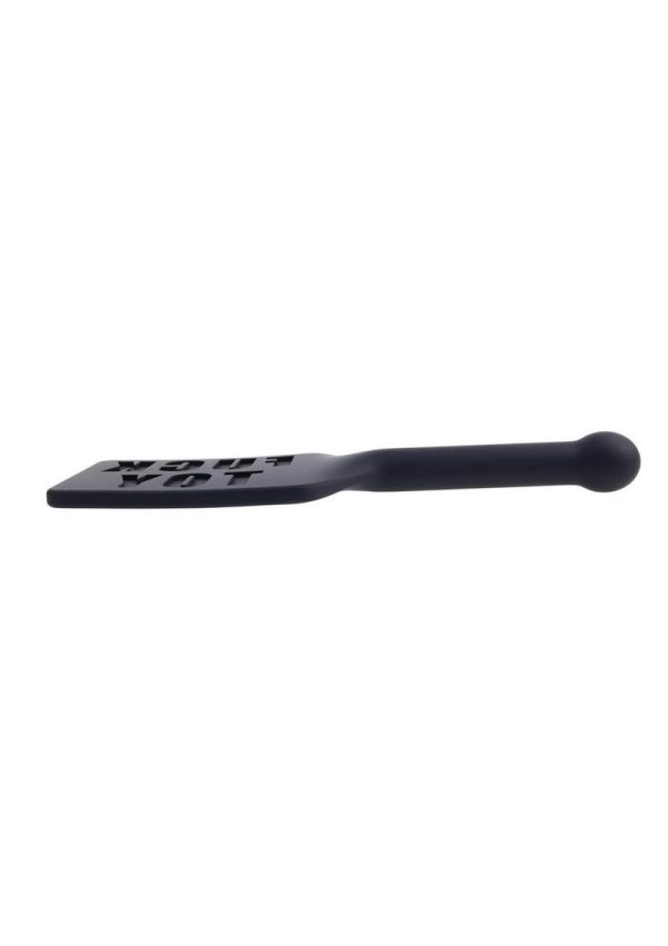 Edge FUCK TOY Silicone Paddle - Black