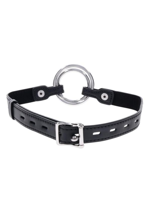 Edge Interchangeable Ring Gag - Black