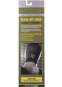 Fort Troff Black Ops Hood - Large - Black