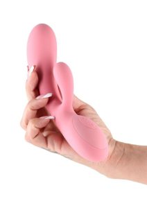Lust-N-Dreams Samba Rechargeable Silicone Rabbit Vibrator - Pink