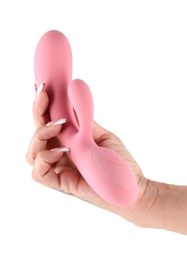Lust-N-Dreams Samba Rechargeable Silicone Rabbit Vibrator - Pink