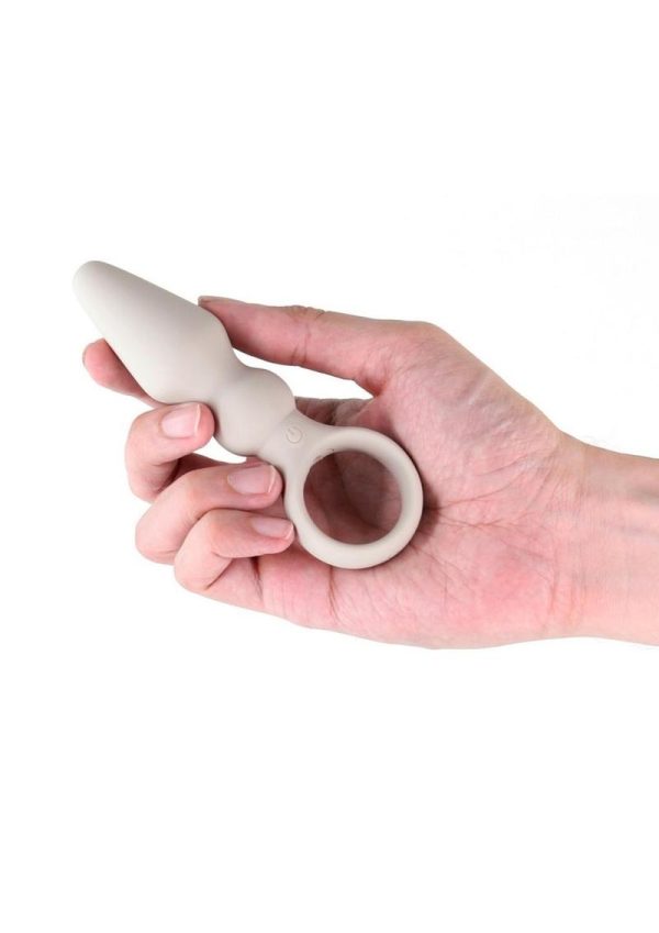 Lust-N-Dreams Bossa Rechargeable Silicone Anal Plug - White