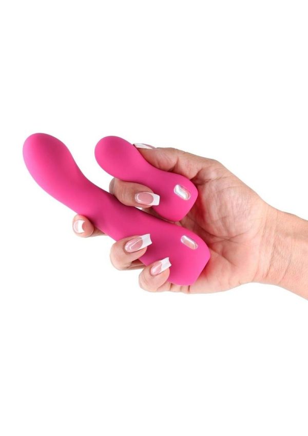 Inya Couplet Rechargeable Silicone Vibrators (2pc Set) - Pink
