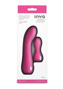 Inya Couplet Rechargeable Silicone Vibrators (2pc Set) - Pink