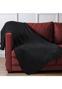 Bedroom Bliss Lover`s Waterproof Throw Blanket - Black