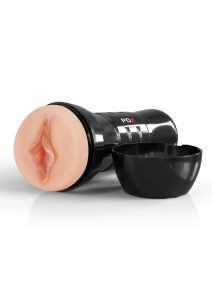 PDX Extreme Wet Pussies Super Luscious Lips XXL Self Lubricating Stroker - Vanilla