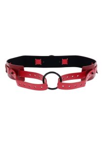 Sex and Mischief Ex`s andamp; Oh`s Bound and Belted - Red/Black