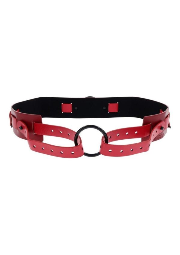 Sex and Mischief Ex`s andamp; Oh`s Bound and Belted - Red/Black