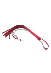 Sex and Mischief Ex`s andamp; Oh`s Crystal Flogger - Red/Black