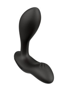 We-Vibe Vector+ Rechargeable Silicone Vibrating Prostate Massager with Remote Control - Charcoal Black