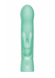The Rabbit Company The Travel Rabbit Rechargeable Silicone Vibrator - Aqua