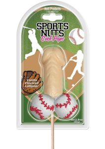 Sports Nuts Cock Pop Baseballs - Vanilla