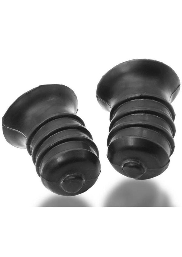Ribnips Curved Wide Base Nip-Suckers Night Edition - Black