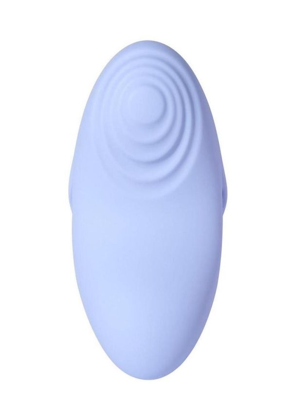 Svakom Echo 2 App Compatible Rechargeable Silicone Heated Finger Vibrator - Blue