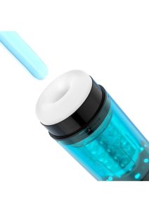 Adrian Waterproof Automatic Rechargeable Male Masturbator - Blue
