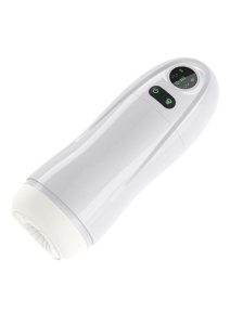 Kai 2 Automatic Sucking Vibrating Rechargeable Male Masturbator - White/Black